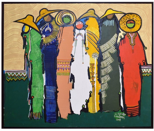 Procession in Colour